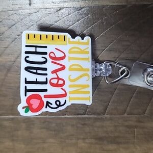 Teach Love Inspire badge reel
